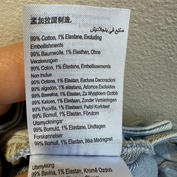 Cotton on Bermuda shorts light wash size US6. - Picture 7 of 7